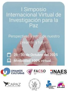 Simposio internacional virtual de investigación para la paz.