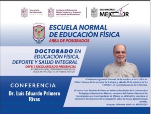 ESCUELA NORMAL DE EDUCACIÓN FÍSICA ÁREA DE POSGRADOS
